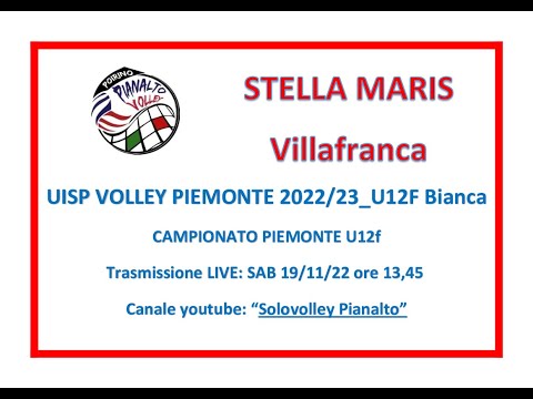 PIANALTO UNDER 12 Bianca _ STELLA MARIS VILLAFRANCA _ UISP Piemonte campionato 2022/23