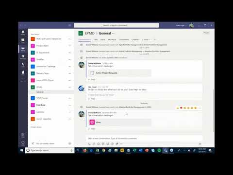 Microsoft Project and Microsoft Teams using OnePlan Demo