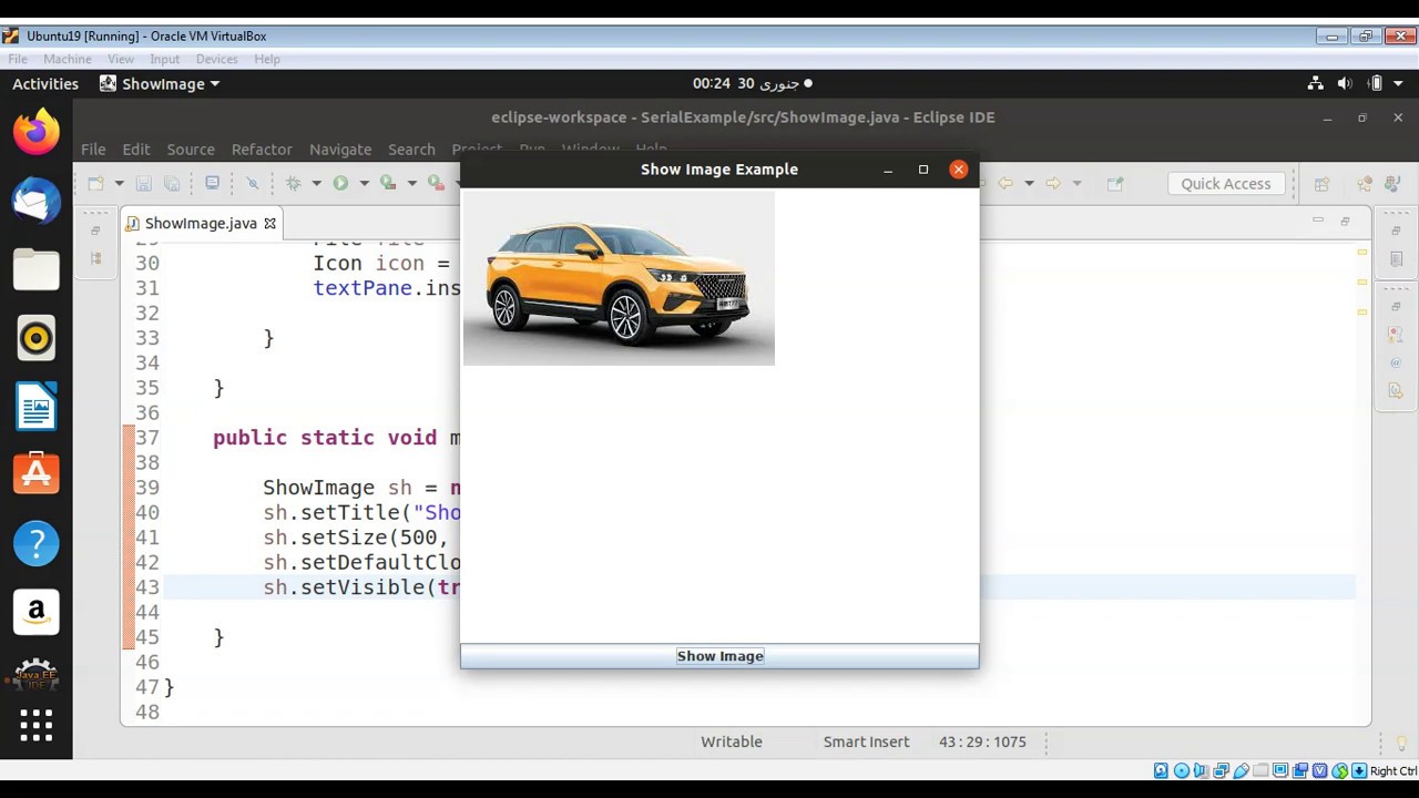 Show Images in Text Pane Java Swing GUI