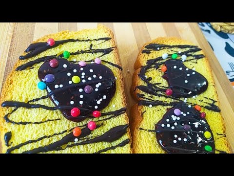 How to Make Valentine's Day Raspberry Chocolate Toast/Easy & Delicious Valentine's Breakfast Recipe