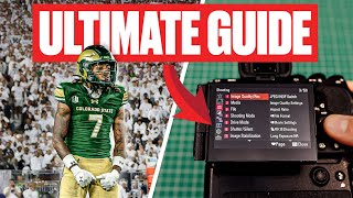 How to take Better Football Photos | Ultimate Settings Guide