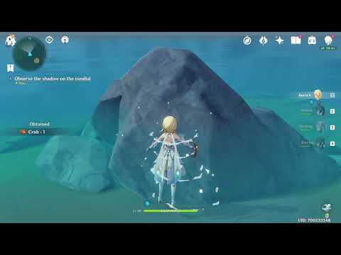 How to "Observe the shadow on the sundial" in Time and the Wind Quest - Genshin Impact