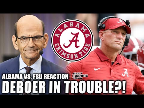 Paul Finebaum thinks Kalen DeBoer’s Alabama future ‘IS DAUNTING’ 🍿 | The Matt Barrie Show