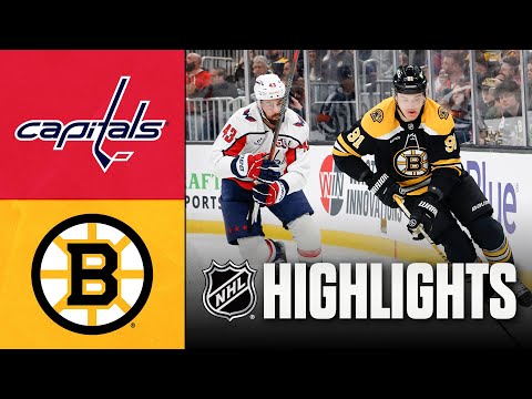 NHL Preseason Highlights | Capitals vs. Bruins | September 21, 2025