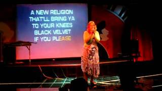 Heather Axen singing the end of Black Velvet on Carnival Cruises