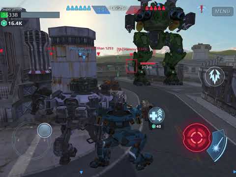 War robot battle with Falcon