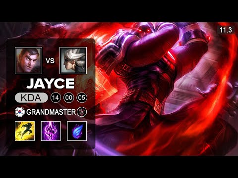 Jayce Top vs Camille - KR Grandmaster Patch 11.3