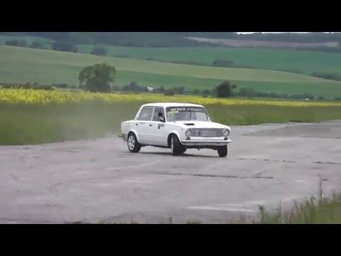 Pavol Spišák on wet / Lada 2101