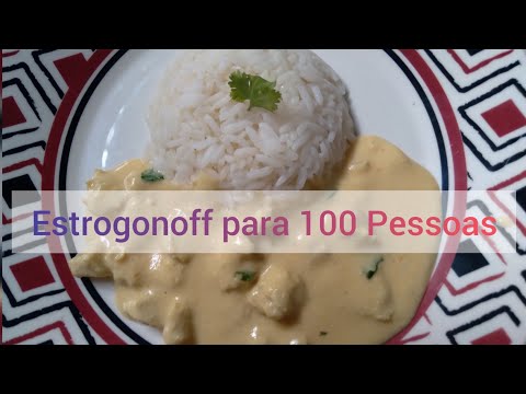 ESTROGONOFF PARA 100 PESSOAS// RENATA ARAÚJO ❤