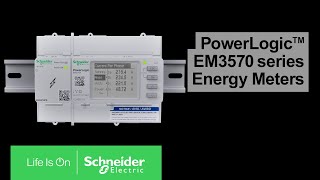 PowerLogic EM3570 DIN sínes mérőműszer