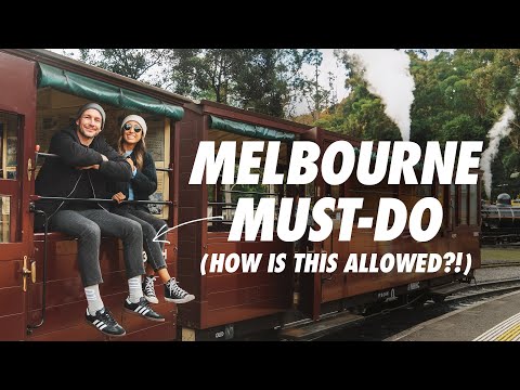 We Finally Went On PUFFING BILLY Railway! A Cool Melbourne Train
