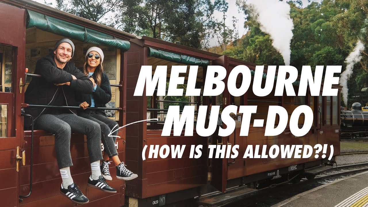 Join a duo as they experience captivating ride with Puffing Billy Railway.