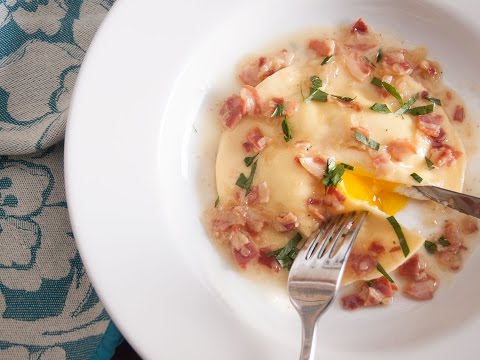 Recipe of Uovo in Raviolo (Runny Egg Yolk Ravioli)