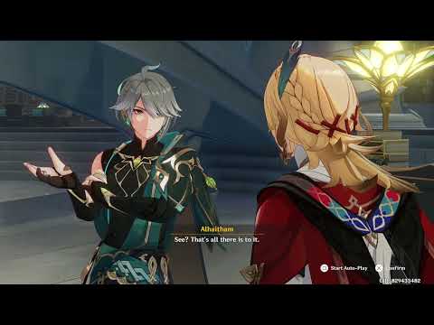 ALHAITHAM KAVEH SECRET DIALOG (CYNO STORY QUEST 2)