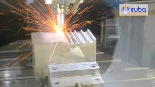 IRUBA Mat INCONEL Vollnut fräsen mit Voll Keramik Werkzeug 