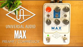 Video thumbnail for Universal Audio Max Preamp & Dual Compressor by Pedal of the Day