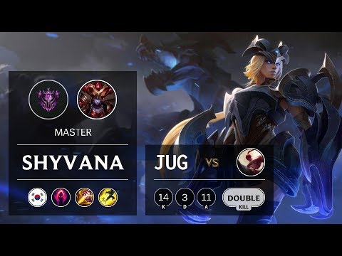 Shyvana Jungle vs Lee Sin - KR Master Patch 9.18