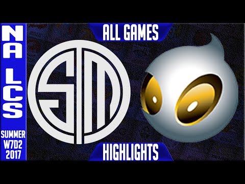Team Solomid vs Dignitas Highlights ALL GAMES Week 7 NA LCS summer 2017 TSM vs DIG