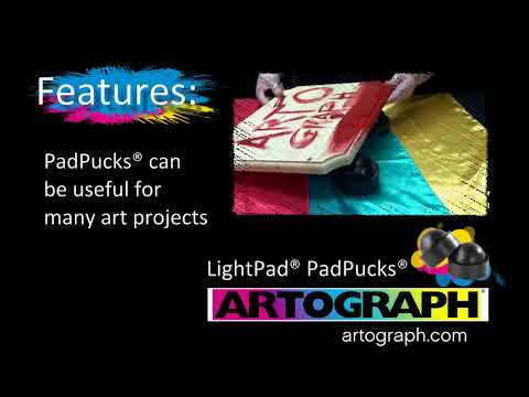 PadPucks for LightPads and other art projects
