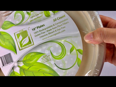 100% biodegradable and compostable, disposable 10\