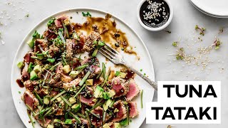 Sesame-Crusted Tuna Tataki | Cravings Journal