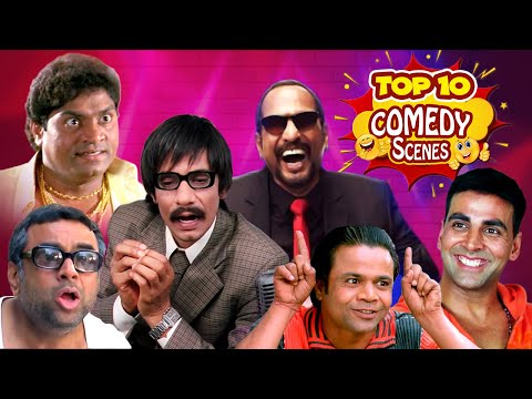 Top 10 Hindi Comedy Scenes | Paresh Rawal | Akshay Kumar Arshad Warsi | Johnny Lever | Rajpal Yadav