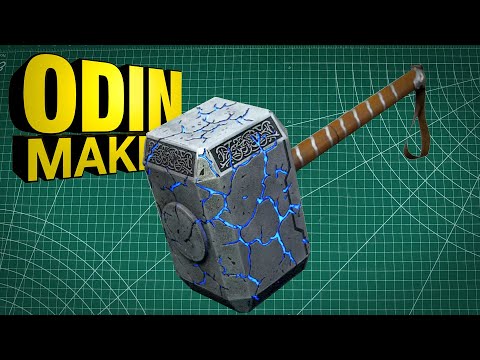 Odin Makes: Mighty Thor's Mjolnir that lights up!