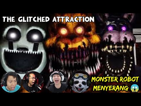 Reaksi Gamers Dijumpscare Freddy Dan Teman-Temannya Sampai Kewalahan - FNAF The Glitched Attraction