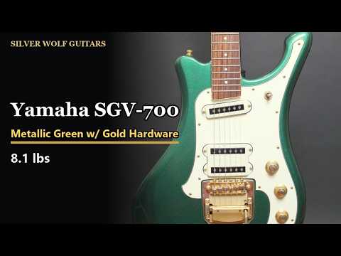 Yamaha SGV-700 Flying Samurai - Metallic Green w/ Gold Hardware - Made in Taiwan - Discontinued - Set Up(26A053) Bild 25