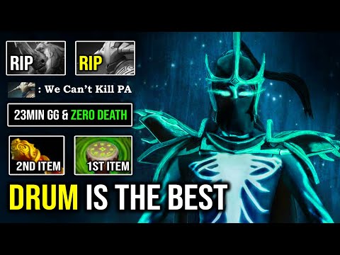 This is WHY Drum is the BEST Item For PA in 7.27c EPIC Counter Magnus Sven Combo 23Min GG DotA 2