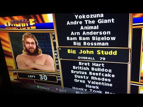 Wwe Legends of Wrestlemania Xbox360 characters list