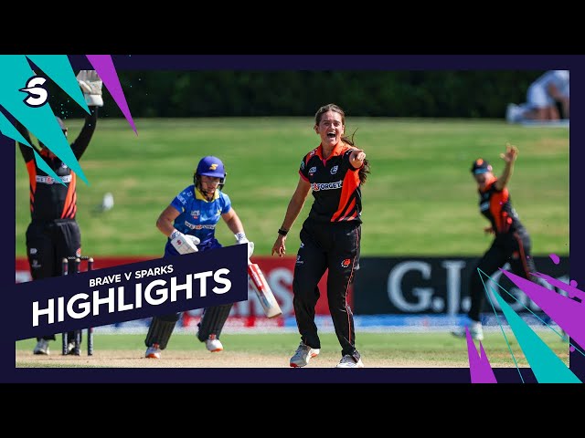 Lucy Boucher 4-16! | Northern Brave W v Sparks | Super Smash 25/26 Match Highlights