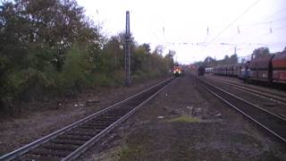 preview picture of video 'Eine DB-185 mit einem Güterzug in Sulzbach-Saar!'