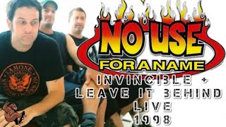 NO USE FOR A NAME - Invincible + Leave it Behind - LIVE 1998 #nouseforaname #punkrawk