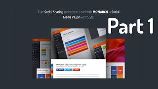 How to Use the Social Media Plugin Monarch from Elegant Themes Tutorials Part 1