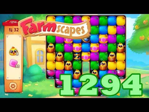 Farmscapes Level 1294 HD Gameplay Walkthrough | 3 - match game | android | ios | pc | GameGo Game