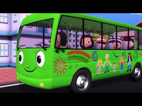 Las ruedas del autobús | Canciones infantiles | Little Baby Bum