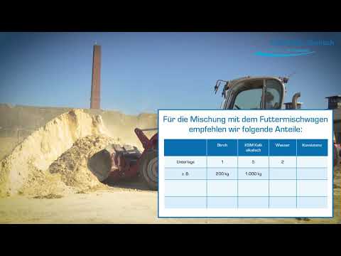 Die Kalk-Strohmatratze mit KSM-Kalk alkalisch von der DüKa!