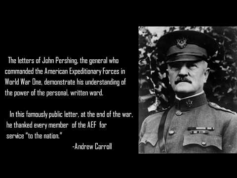 General Pershing's Letter to "My Fellow Soldiers"
