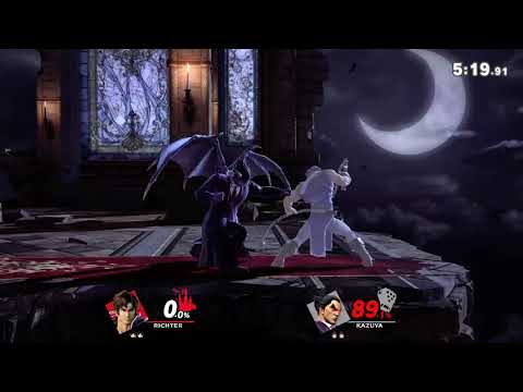 Richter vs. Level 9 CPU Kazuya | Smash Ultimate