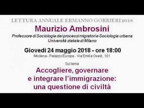 Lettura annuale Ermanno Gorrieri 2018 - Maurizio Ambrosini