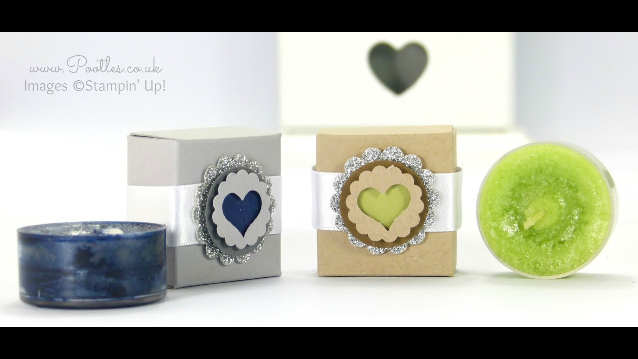 Envelope Punch Board Yankee Candle Tea Light Gift Box