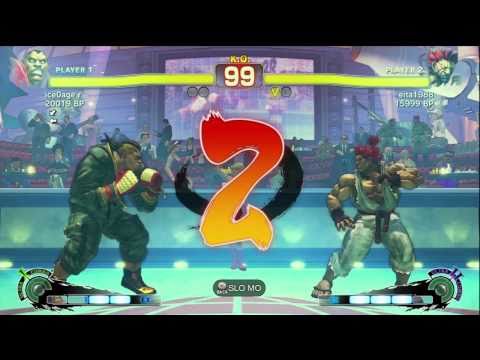 - R - [Balrog] vs Eita [Gouki] SSF4 Japanese Online Ranked Matches - TRUE-HD