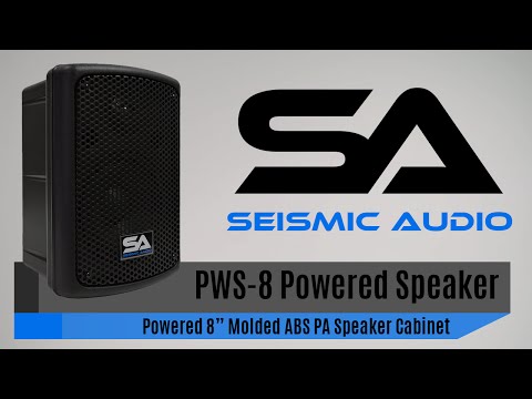 Seismic Audio PWS-8 Powered Speaker Cabinet (Official)