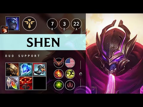 Shen Support vs Milio - NA Grandmaster Patch 25.20