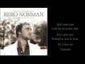 BEBO NORMAN - "I Know Now." From the CD, "Between the Dreaming and the Coming True"