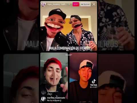 Rusherking, Lit killah y MYA jugando con filtros *chocala con la mía*