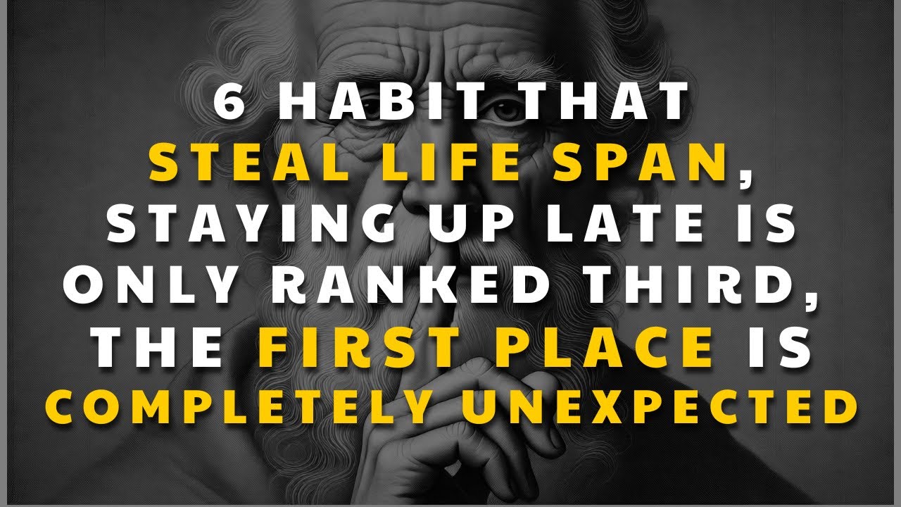 If you are 70-80 years old: Avoid These 6 Life-Shortening Habits for a Healthier You!