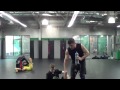 MMA Fight Team Training Part 4 Teaching Cradle Side Gravity Choke1135 Cool Sweep
