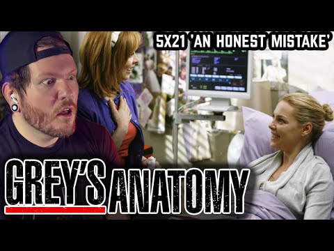 First time watching Grey's Anatomy REACTION 5x21 'NO GOOD AT SAYING SORRY'